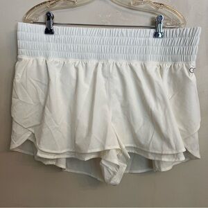 Calia Kick it Up Shorts White Athletic Performance Size XXL